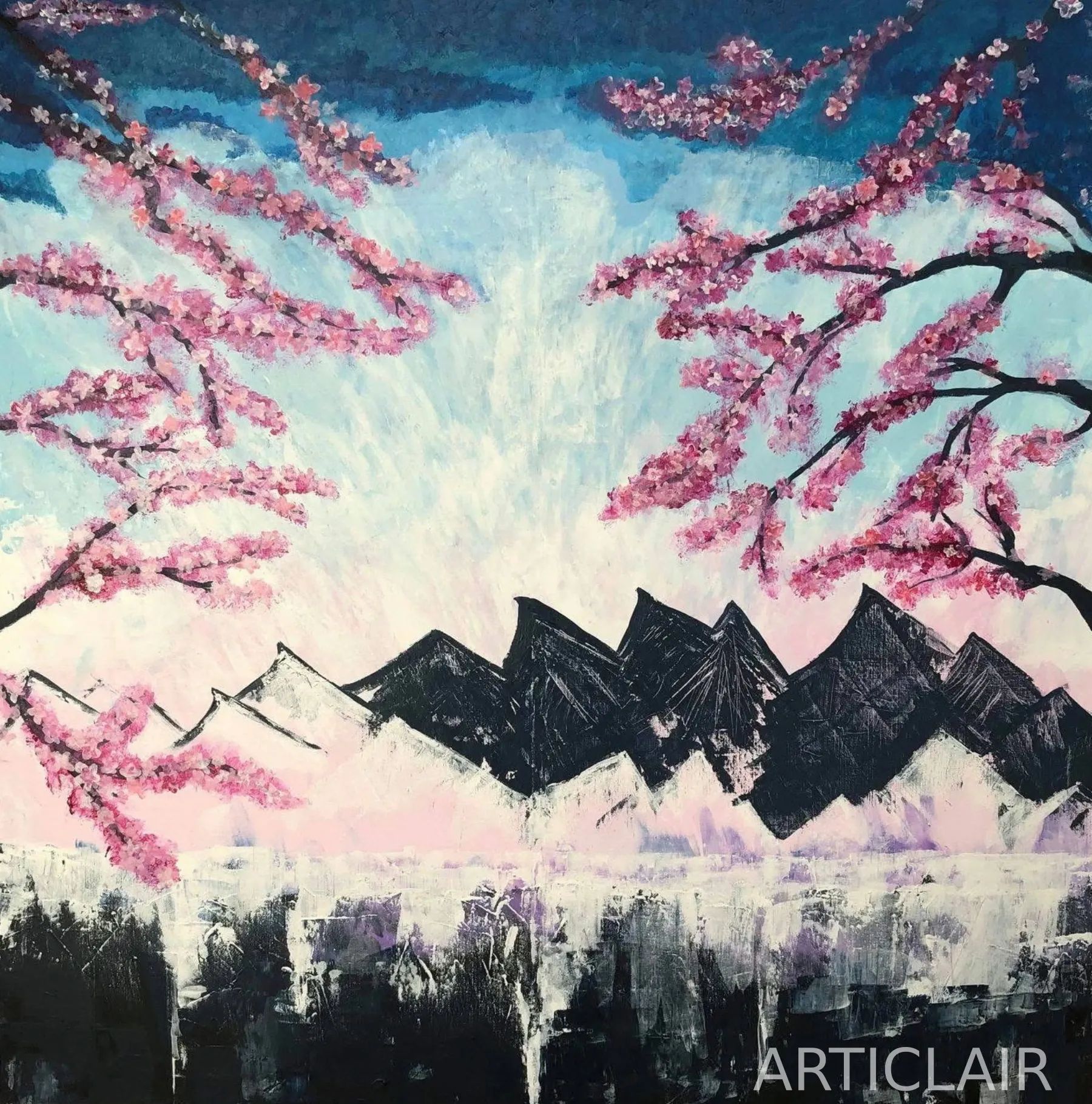 Japan view in spring