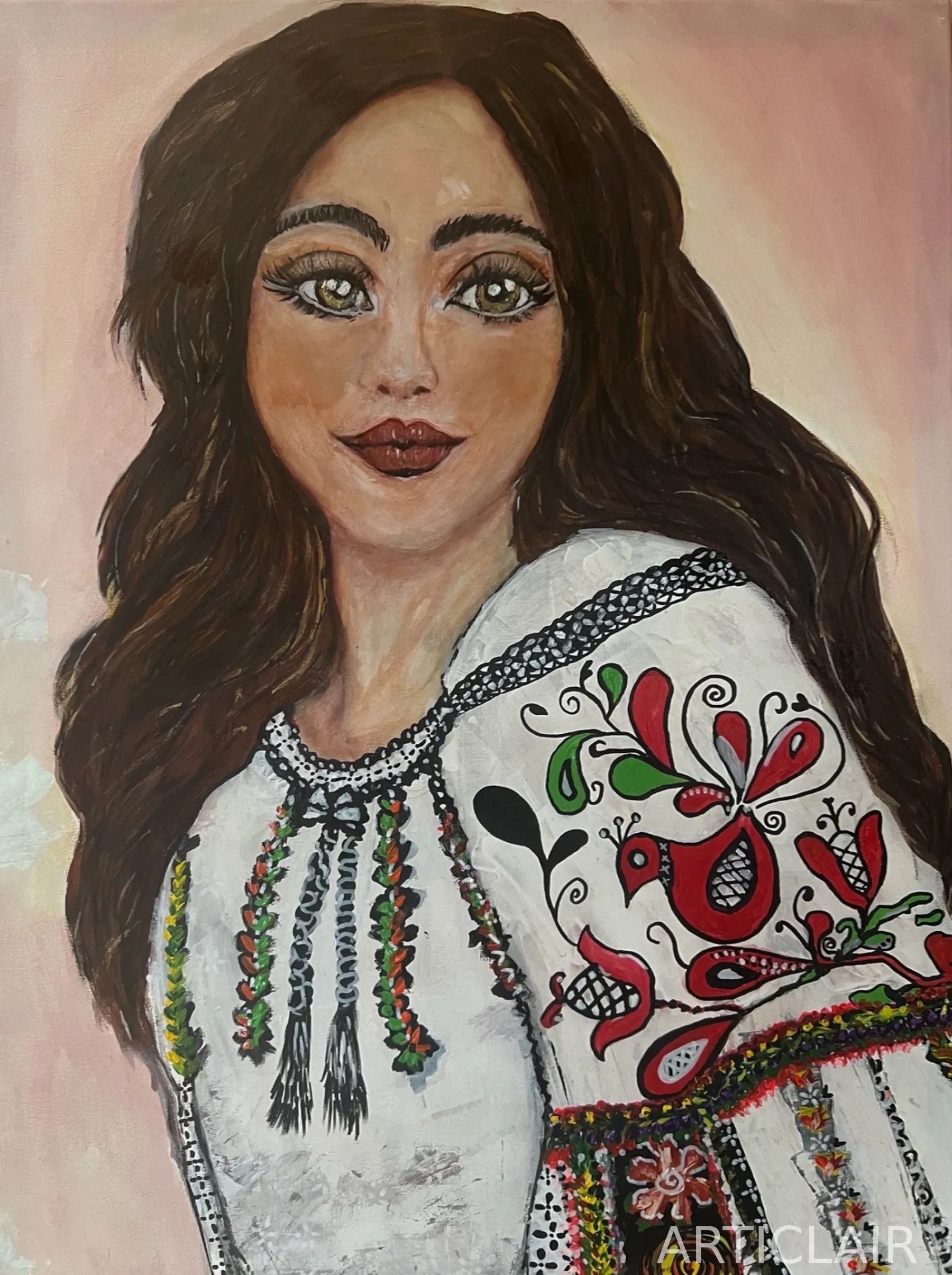 Traditional woman portrait